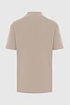 Beige cotton T-shirt for men Loro Piana - chest pocket. 100% cotton. Country of manufacture: Italy. Care: specialized cleaning - photo 6