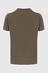 Loro Piana Green silk and cotton T-shirt for men - 60% silk, 40% cotton. Country of manufacture: Italy. Care: specialized cleaning - photo 7