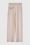 Loro Piana Beige cashmere trousers for women - three pockets. 100% cashmere. elastic belt. Country of manufacture: Italy. Care: specialized cleaning - photo 7