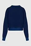 Loewe Sweatshirt made of cotton blue for women - logo. 100% cotton. Country of manufacture: Italy. Care: specialized cleaning - photo 5