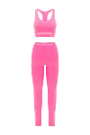 Balenciaga Walking suit made of polyamide and elastane pink for women - logo. 86% polyamide, 14% elastane. Country of manufacture: Italy. Care: specialized cleaning - photo 1