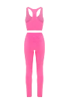 Balenciaga Walking suit made of polyamide and elastane pink for women - logo. 86% polyamide, 14% elastane. Country of manufacture: Italy. Care: specialized cleaning - photo 7