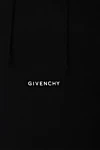 Givenchy Худи мужской из хлопка черный - Принт логотипа бренда. Капюшон. 100% хлопок. Кулиска. Страна производитель: Франция. Уход: специализированная чистка - фото 5