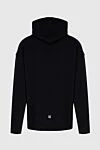 Men's cotton hoodie black Givenchy - Brand logo print. Hood. 100% cotton. Closure: Drawstring. Country of manufacture: Italy. Care: specialized cleaning - photo 6