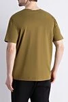 Brown cotton T-shirt for men Balmain - logo print. 100% cotton. Country of manufacture: Italy. Care: specialized cleaning - photo 4