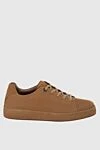 Loro Piana Brown suede sneakers for men - 100% suede. lacing. Country of manufacture: Italy. Care: specialized cleaning - photo 1