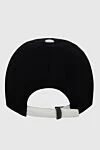 Black cotton cap for men Dolce & Gabbana - Brand Logo. 100% Cotton. Country of manufacture: Italy. Care: specialized cleaning - photo 4