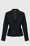 Dolce & Gabbana Black jacket for women - Additional: logo on the buttons. 89% polyester, 11% elastane. zipper. Country of manufacture: Italy. Care: specialized cleaning - photo 1