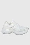 Balenciaga Sneakers white for woman - Logo. 100% textile. Sole height: 4 cm. Country of manufacture: Italy. Care: specialized cleaning - photo 1