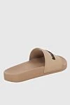 Beige flip flops for women Balenciaga - Logo. 100% rubber. Sole height: 2 cm. Country of manufacture: Italy. Care: specialized cleaning - photo 4