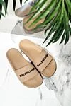 Beige flip flops for women Balenciaga - Logo. 100% rubber. Sole height: 2 cm. Country of manufacture: Italy. Care: specialized cleaning - photo 6