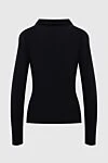 Polo with long sleeves black for women Citizens of Humanity - V-neck. 49% cotton, 49% lyocell, 2% spandex. Country of manufacture: Italy. Care: specialized cleaning - photo 6