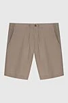 Loro Piana Linen shorts for men - 100% linen. Closure: zipper, button, drawstring. two side pockets, two back pockets. Country of manufacture: Italy. Care: specialized cleaning - photo 1