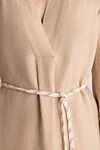 Loro Piana Beige linen knitted suit for women - Additional: Belt-lace. 100% linen. 2. Country of manufacture: Italy. Care: specialized cleaning - photo 5