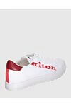 Kiton White men's nylon sneakers - Logo. 100% nylon. laces. Country of manufacture: Italy. Care: specialized cleaning - photo 3