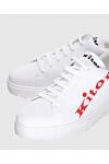 Kiton White men's nylon sneakers - Logo. 100% nylon. laces. Country of manufacture: Italy. Care: specialized cleaning - photo 5