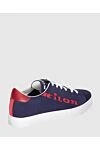 Kiton Blue nylon sneakers for men - Logo. 100% nylon. laces. Country of manufacture: Italy. Care: specialized cleaning - photo 3