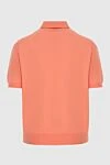 Поло из хлопка кораллового цвета с коротким рукавом и молнией Stefano Ricci - 100% хлопок. Молния. Страна производитель: Италия. Уход: специализированная чистка - фото 6