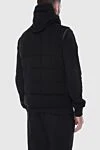 Vest in viscose, polyamide and elastane black for men Dolce & Gabbana - Brand logo patch. 69% viscose, 25% polyamide, 6% elastane. Closure: Zipper. Two side pockets with zippers, inside pocket. Country of manufacture: Italy. Care: specialized cleaning - photo 4