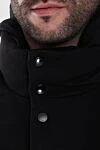 Vest in viscose, polyamide and elastane black for men Dolce & Gabbana - Brand logo patch. 69% viscose, 25% polyamide, 6% elastane. Closure: Zipper. Two side pockets with zippers, inside pocket. Country of manufacture: Italy. Care: specialized cleaning - photo 6