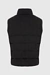Dolce & Gabbana Vest in viscose, polyamide and elastane black for men - Brand logo patch. 69% viscose, 25% polyamide, 6% elastane. Closure: Zipper. Two side pockets with zippers, inside pocket. Country of manufacture: Italy. Care: specialized cleaning - photo 7