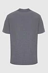 Gray cotton T-shirt for men Loro Piana - 100% cotton. Country of manufacture: Italy. Care: specialized cleaning - photo 6