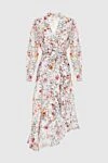 Zimmermann Women's midi beige dress with floral print - 100% linen. Country of manufacture: Italy. Care: specialized cleaning - photo 1