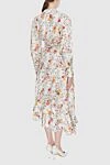 Women's midi beige dress with floral print Zimmermann - 100% linen. Country of manufacture: Italy. Care: specialized cleaning - photo 4