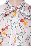 Zimmermann Women's white cotton shirt with floral print - floral print. cotton. Country of manufacture: Italy. Care: specialized cleaning - photo 5