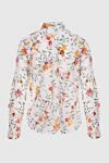 Zimmermann Women's white cotton shirt with floral print - floral print. cotton. Country of manufacture: Italy. Care: specialized cleaning - photo 7