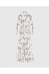 Zimmermann Women's white suit in floral gray print - floral print. cotton, linen. button. Country of manufacture: Italy. Care: specialized cleaning - photo 7