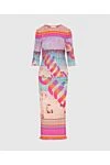Zimmermann Women's purple suit with inscription and beach pattern - contrasting stripes. 100% polyester. Country of manufacture: Italy. Care: specialized cleaning - photo 1