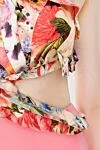 Women's beige one-shoulder top with floral print Zimmermann - Decoration: one sleeve, one strap, asymmetric design, floral print. linen, silk. Country of manufacture: Italy. Care: specialized cleaning - photo 6