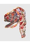 Zimmermann Women's beige one-shoulder top with floral print - Decoration: one sleeve, one strap, asymmetric design, floral print. linen, silk. Country of manufacture: Italy. Care: specialized cleaning - photo 7