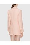 Women's beige linen jacket with raw edges on the lapels Zimmermann - 100% linen. button. Country of manufacture: Italy. Care: specialized cleaning - photo 4