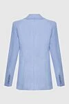 Women's blue jacket with fringe along the lapel Zimmermann - 100% linen. 3. Country of manufacture: Italy. Care: specialized cleaning - photo 6