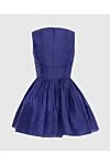 Purple women's mini dress with V-neckline Zimmermann - Decoration: V-neck, sleeveless, fixed waist band. linen, silk. hidden zipper. Country of manufacture: Italy. Care: specialized cleaning - photo 6
