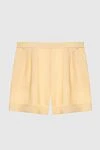 Loro Piana Shorts yellow for women - Pinch. 100% linen. button, hooks, zipper. 2. Country of manufacture: Italy. Care: specialized cleaning - photo 1