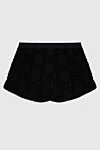 Balmain Black polyester shorts for women - cuts. 100% polyester. drawstring. Country of manufacture: Italy. Care: specialized cleaning - photo 7