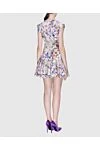 Women's blue linen dress with floral pattern Zimmermann - floral pattern, sleeveless. 100% linen. hidden zipper. Country of manufacture: Italy. Care: specialized cleaning - photo 4
