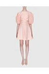 Women's pink linen dress with puffed sleeves Zimmermann - loose cut, short skirt. 100% linen. hidden zipper at the back. Country of manufacture: Italy. Care: specialized cleaning - photo 2