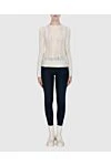 Women's beige jumper in textured knit Zimmermann - Decoration: textured knit. 85% viscose, 15% cotton. Country of manufacture: Italy. Care: specialized cleaning - photo 2