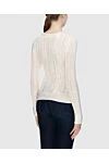 Women's beige jumper in textured knit Zimmermann - Decoration: textured knit. 85% viscose, 15% cotton. Country of manufacture: Italy. Care: specialized cleaning - photo 4