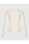 Zimmermann Women's beige jumper in textured knit - Decoration: textured knit. 85% viscose, 15% cotton. Country of manufacture: Italy. Care: specialized cleaning - photo 7
