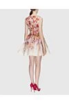 Red mini dress for women with a V-neckline Zimmermann - Decoration: V-neck, short skirt, sleeveless, elastic waist. linen, silk. hidden zipper at the back. Country of manufacture: Italy. Care: specialized cleaning - photo 4