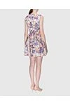 Blue women's mini dress with a V-neckline Zimmermann - floral pattern, sleeveless. linen, silk. hidden zipper. Country of manufacture: Italy. Care: specialized cleaning - photo 4
