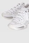 Dolce & Gabbana White sneakers for men - DG logo. 40% polyester, 20% real leather, 15% nylon. Country of manufacture: Italy. Care: specialized cleaning - photo 5