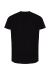 Balmain Black cotton T-shirt for men - logo print. cotton. Country of manufacture: Italy. Care: specialized cleaning - photo 5