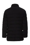 Moorer Black polyamide and polyurethane jacket for men - Composition: polyamide, polyurethane. Fastening: zipper, buttons. Country of manufacture: Italy. Care: specialized cleaning - photo 5