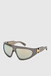 Balmain BPS-143 gray women's sunglasses for sun protection - acetate. Dark. Country of manufacture: Italy. Care: specialized cleaning - photo 3